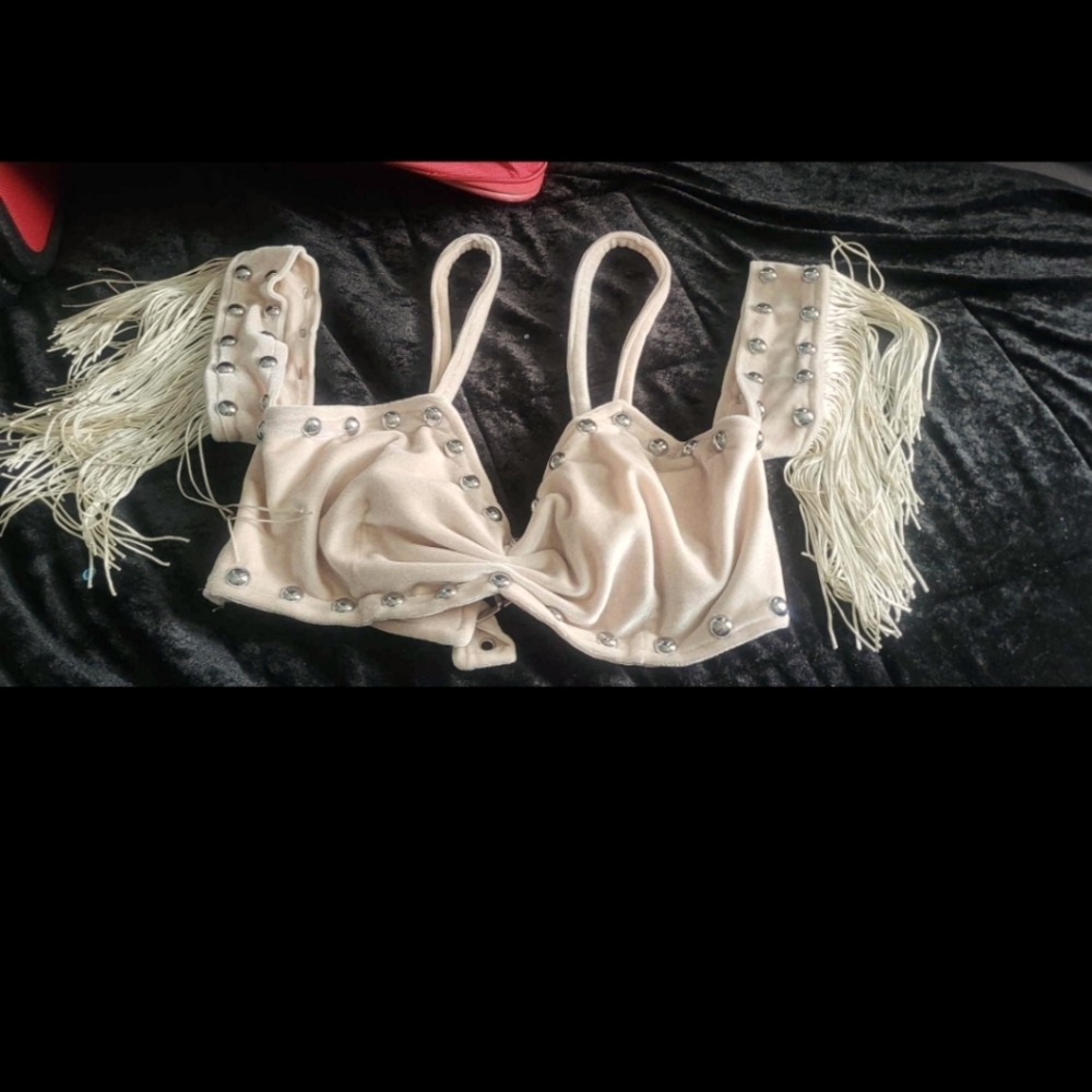Fringe Studded Cowgirl Top
